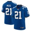 Zack Moss Indianapolis Colts Nike Indiana Nights Alternate Game Jersey – Royal