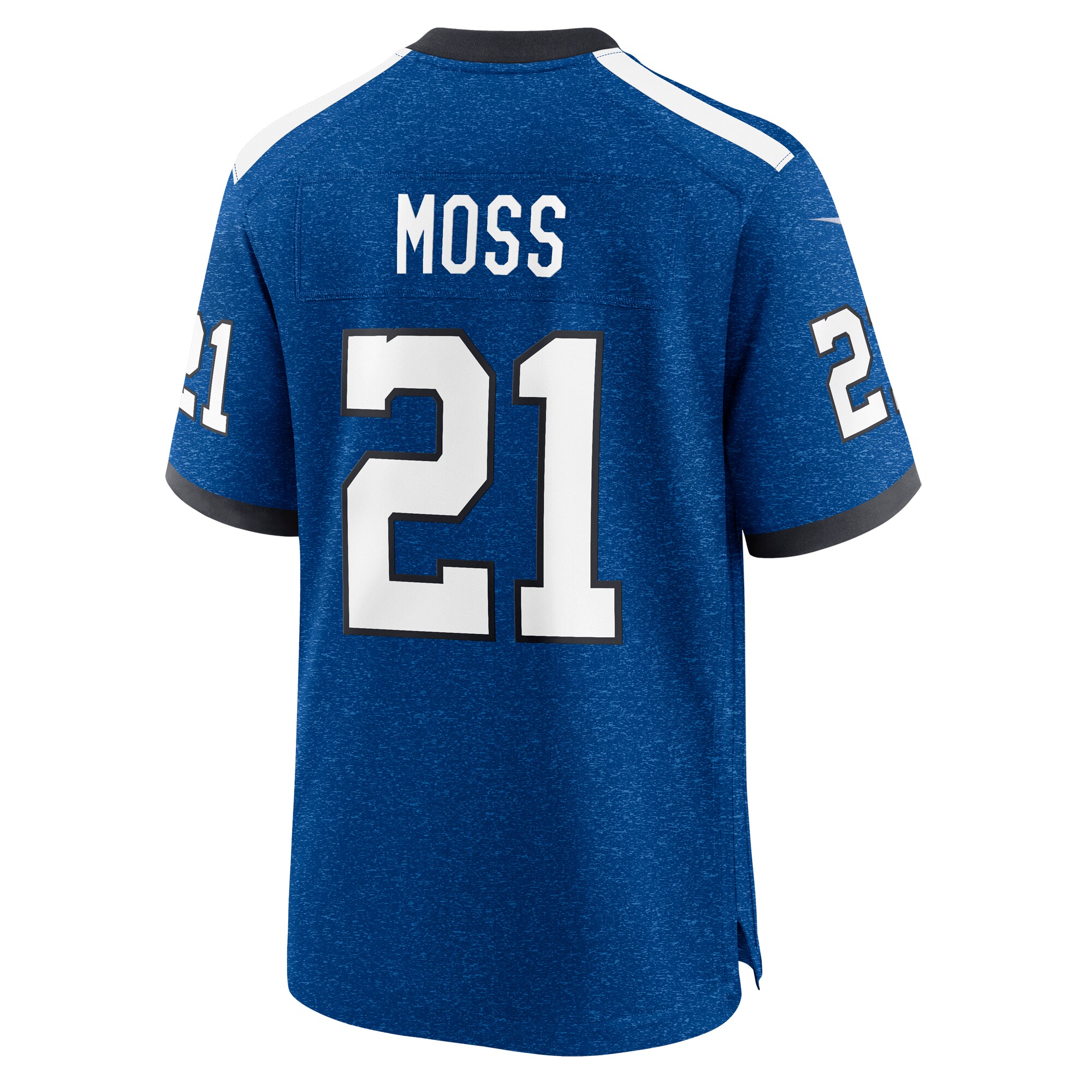 Zack Moss Indianapolis Colts Nike Indiana Nights Alternate Game Jersey – Royal - Image 3