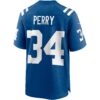 Joe Perry Indianapolis Colts Nike Game Retired Player Jersey – Royal