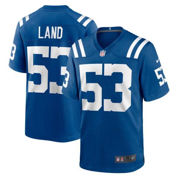 Isaiah Land Indianapolis Colts Nike Team Game Jersey – Royal