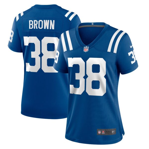 Pharaoh Brown Indianapolis Colts Nike Women’s Game Player Jersey – Royal