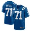 Ryan Hayes Indianapolis Colts Nike Team Game Jersey – Royal