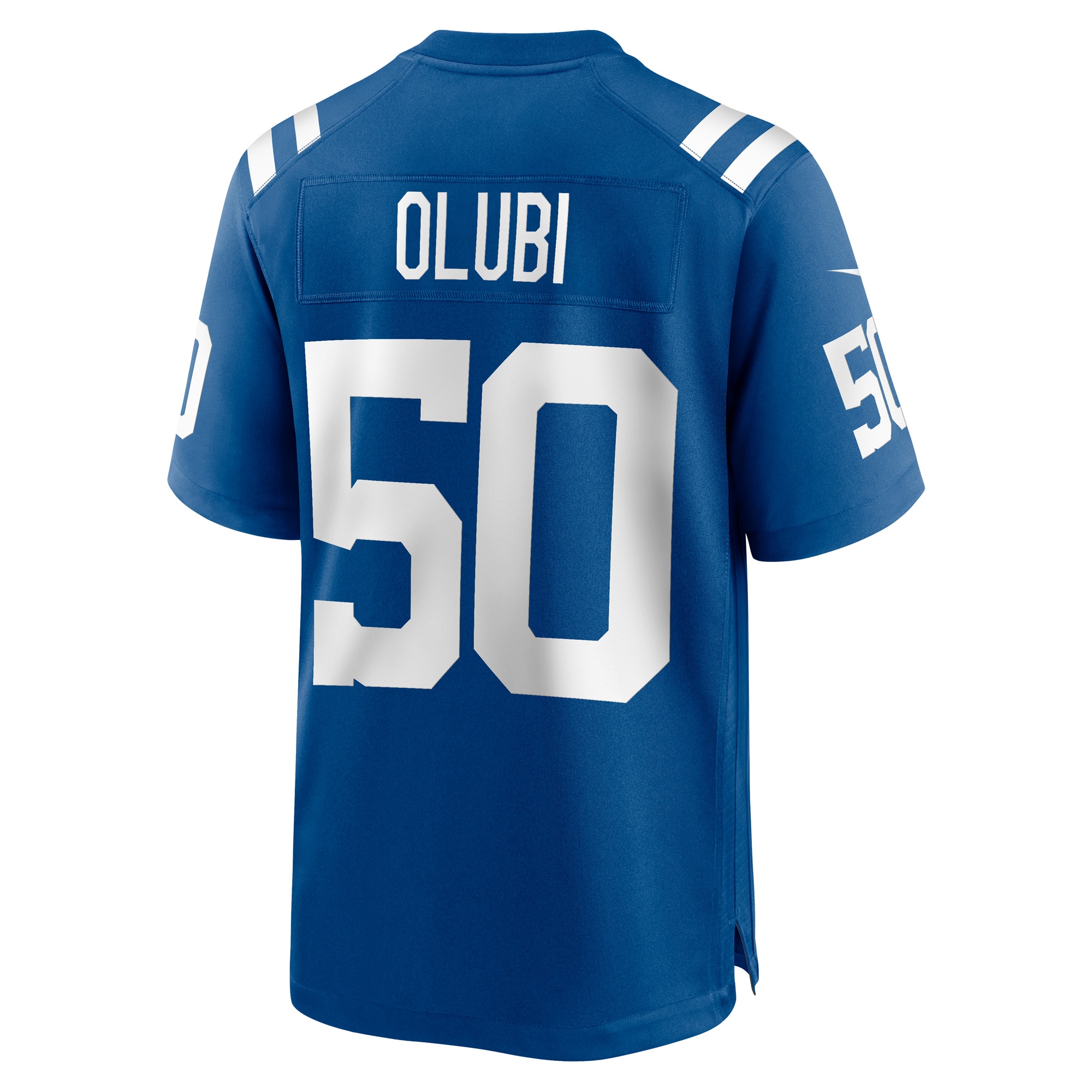 Segun Olubi Indianapolis Colts Nike Game Player Jersey – Royal - Image 3