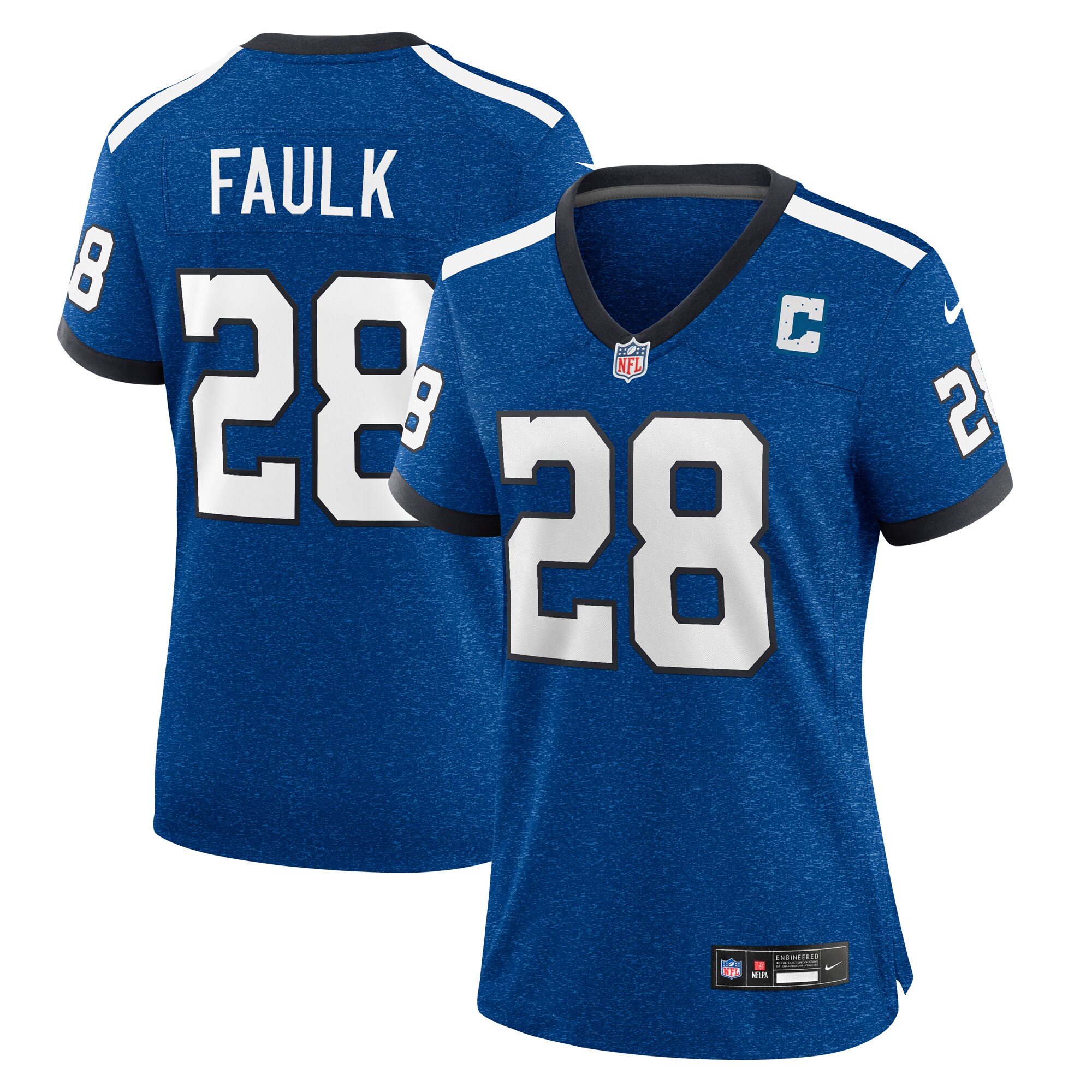 Marshall Faulk Indianapolis Colts Nike Women’s Indiana Nights Alternate Game Jersey – Royal
