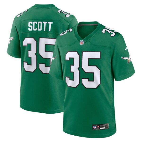 Boston Scott Philadelphia Eagles Nike Alternate Game Jersey – Kelly Green