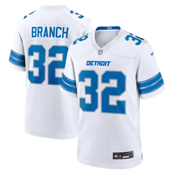Brian Branch Detroit Lions Nike White Game Jersey – White