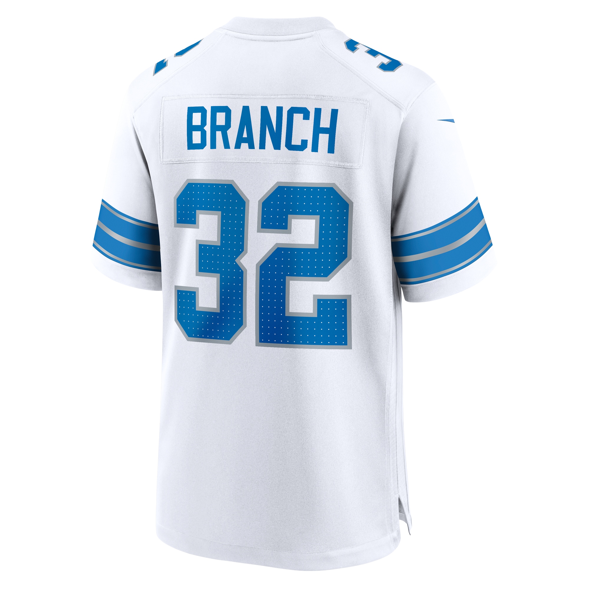 Brian Branch Detroit Lions Nike White Game Jersey – White - Image 3