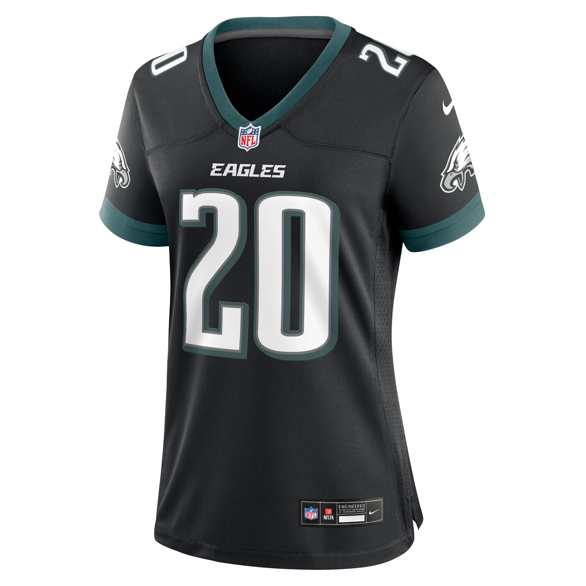 Brian Dawkins Philadelphia Eagles Nike Women’s Alternate Game Jersey – Black - Image 2