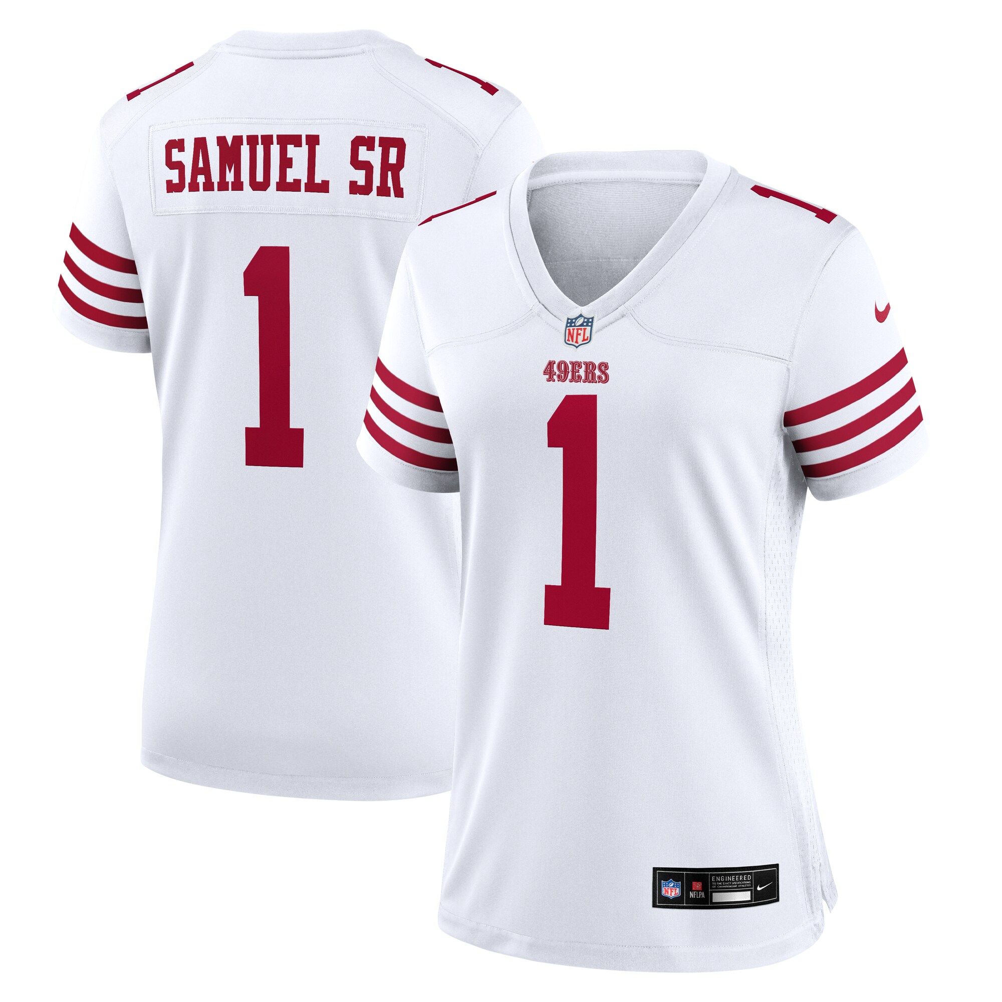 Deebo Samuel Sr San Francisco 49ers Nike Women’s Game Jersey – White