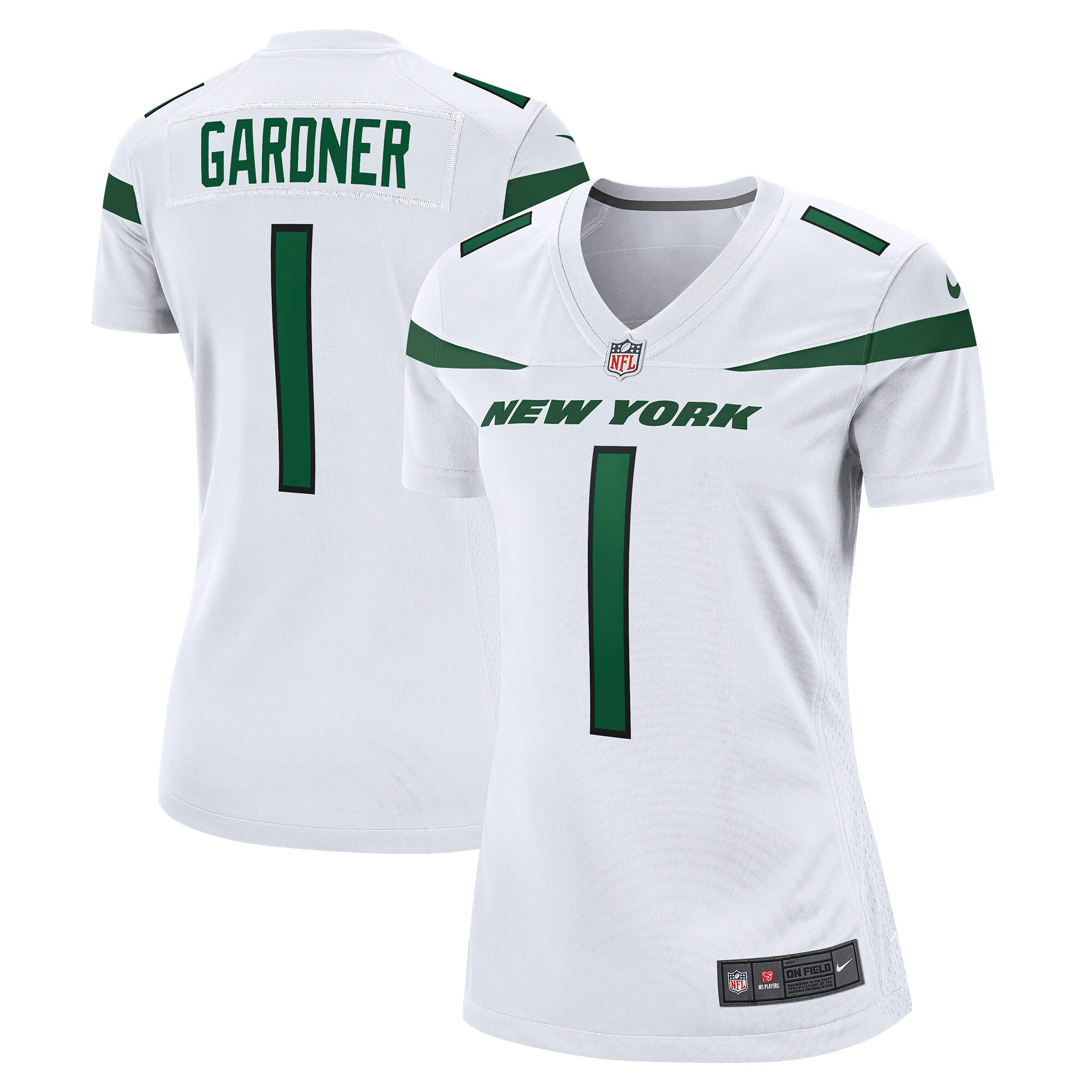 Ahmad Sauce Gardner New York Jets Nike Women’s Player Jersey – White