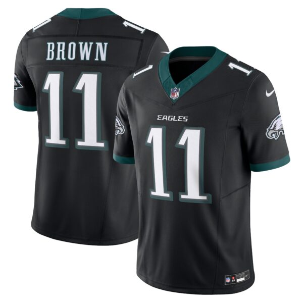 A.J. Brown Philadelphia Eagles Nike Alternate Vapor F.U.S.E. Limited Jersey – Black