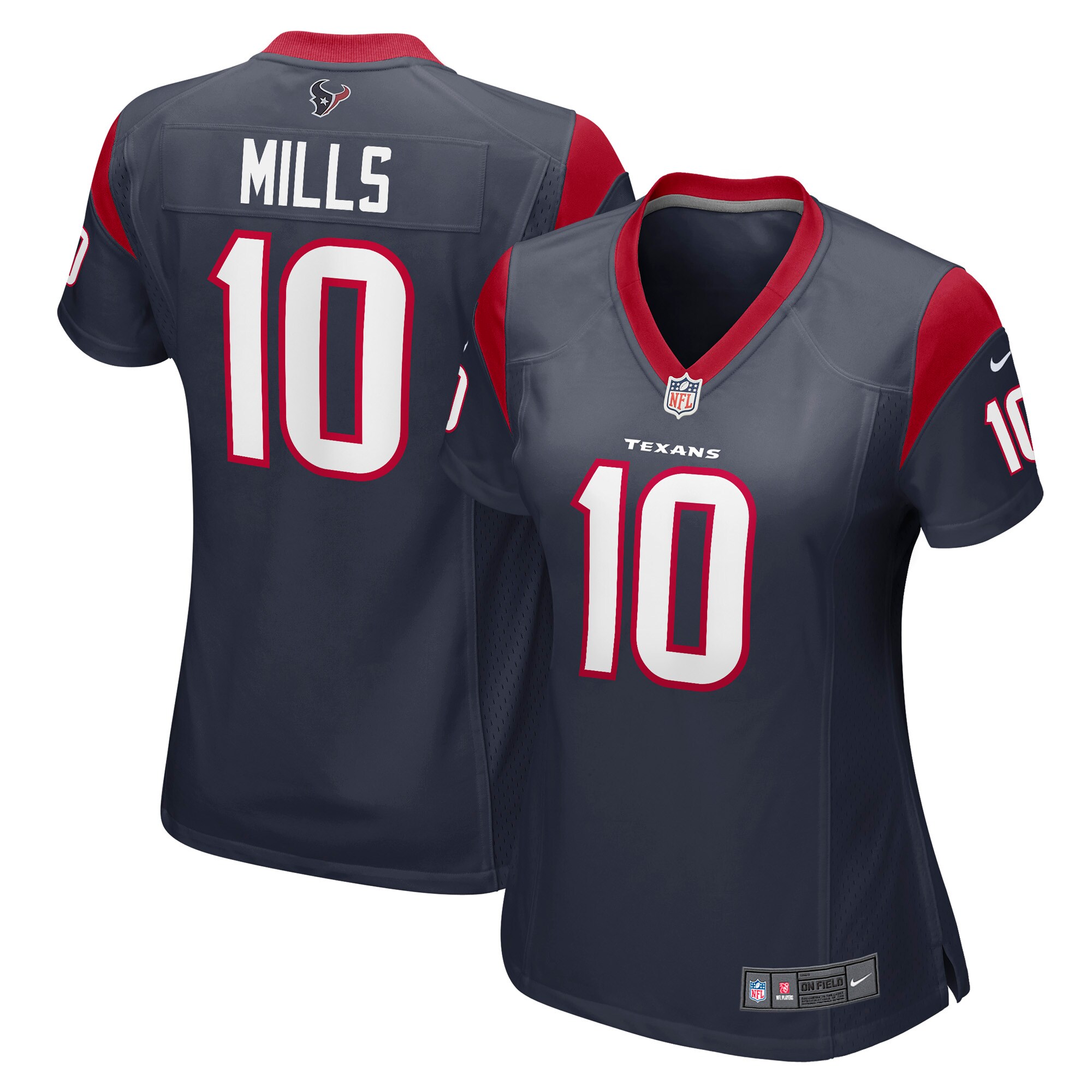 Davis Mills Houston Texans Nike Women’s Game Jersey – Navy