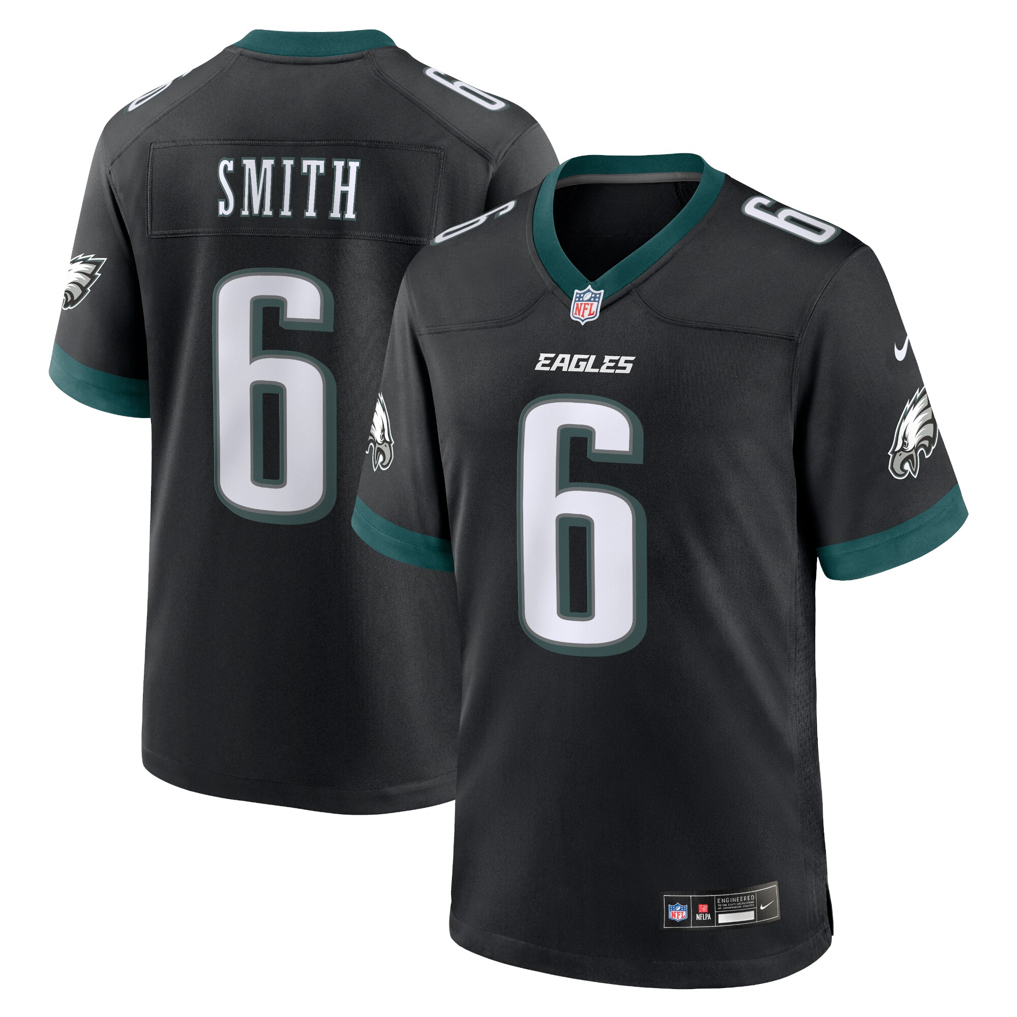 DeVonta Smith Philadelphia Eagles Nike Alternate Game Jersey – Black