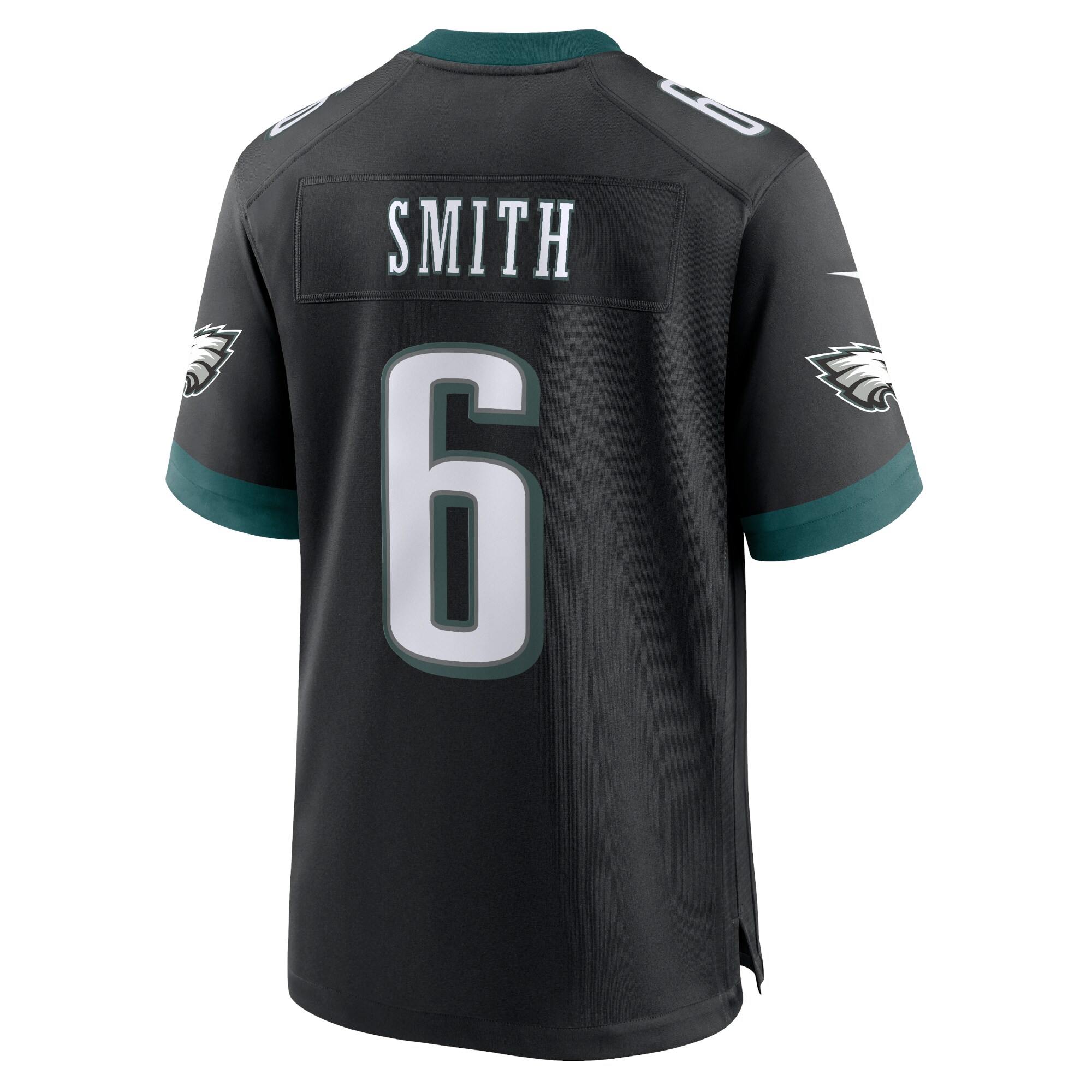 DeVonta Smith Philadelphia Eagles Nike Alternate Game Jersey – Black - Image 3