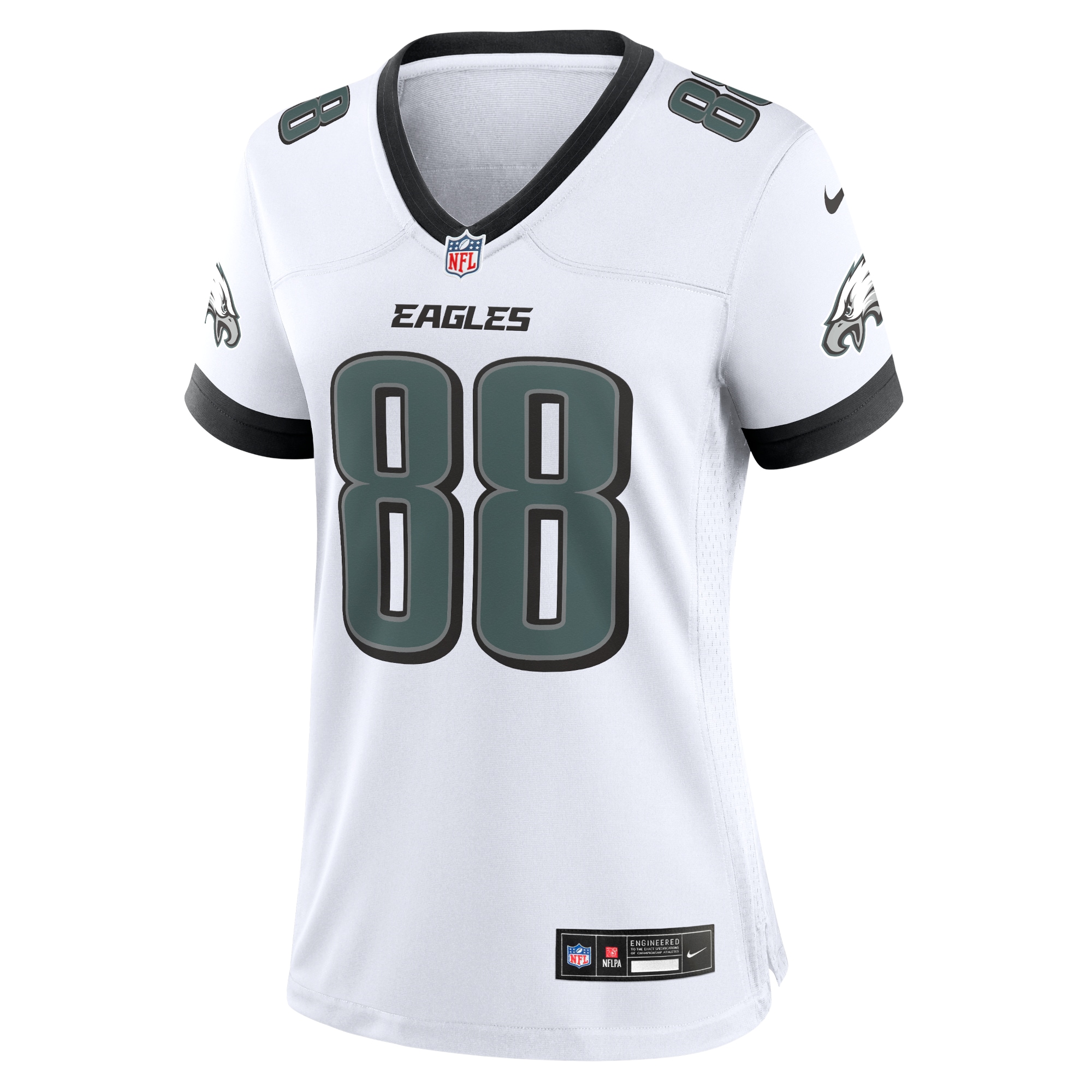 Dallas Goedert Philadelphia Eagles Nike White Game Jersey – White - Image 2