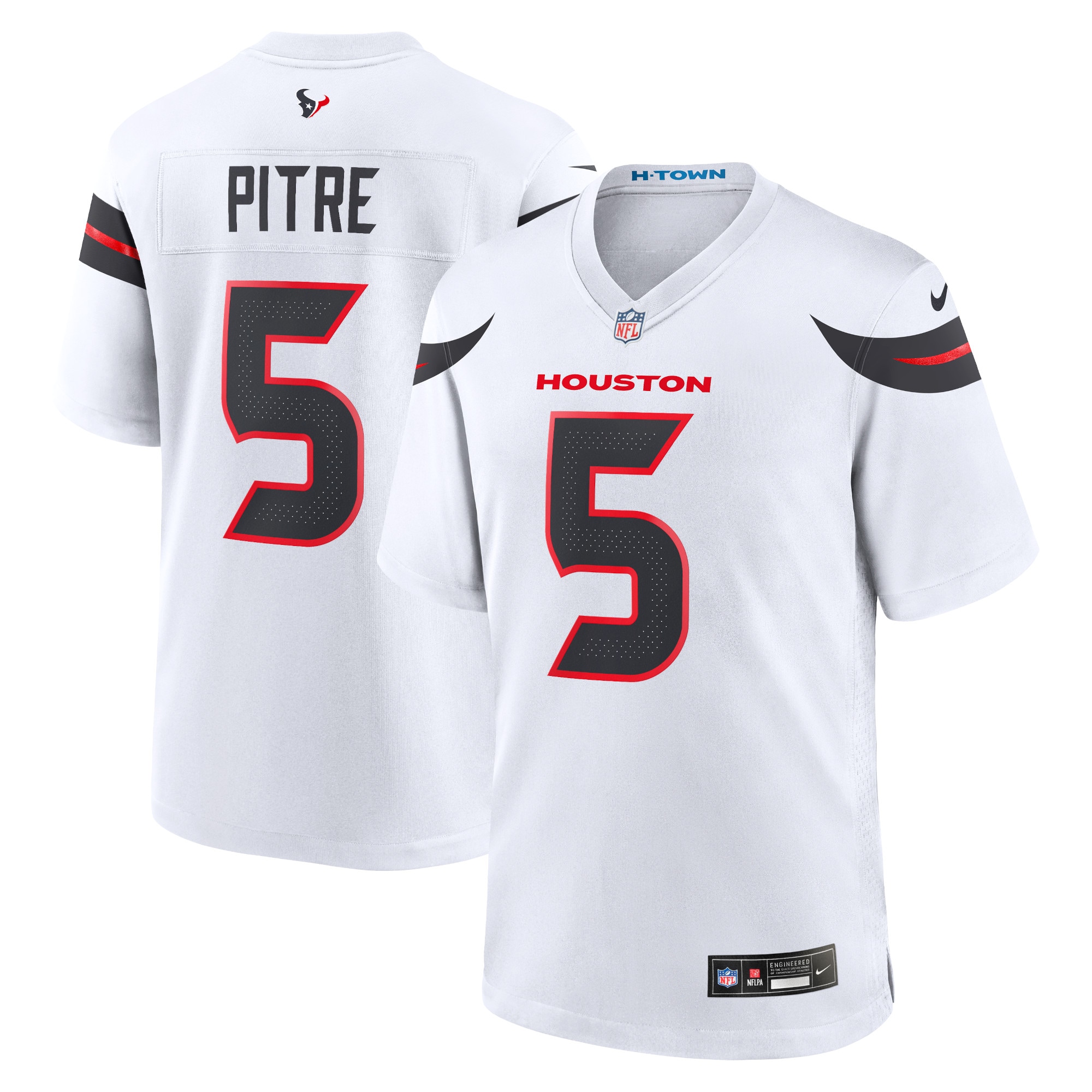 Jalen Pitre Houston Texans Nike Game Jersey – White