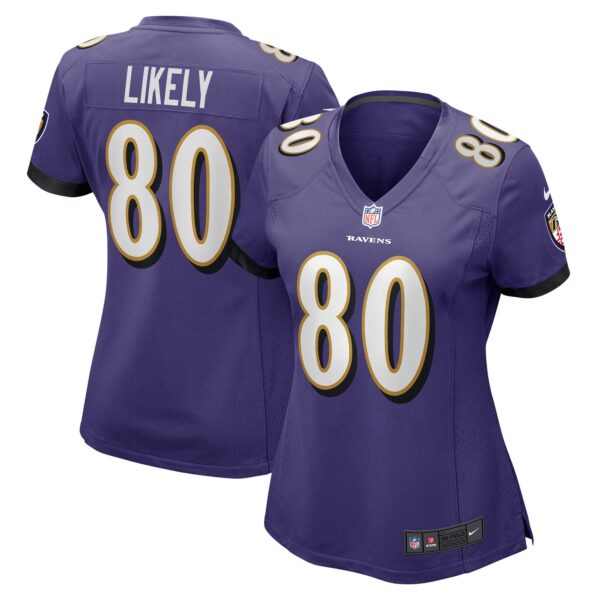 Isaiah Likely Baltimore Ravens Nike Women’s Player Game Jersey – Purple