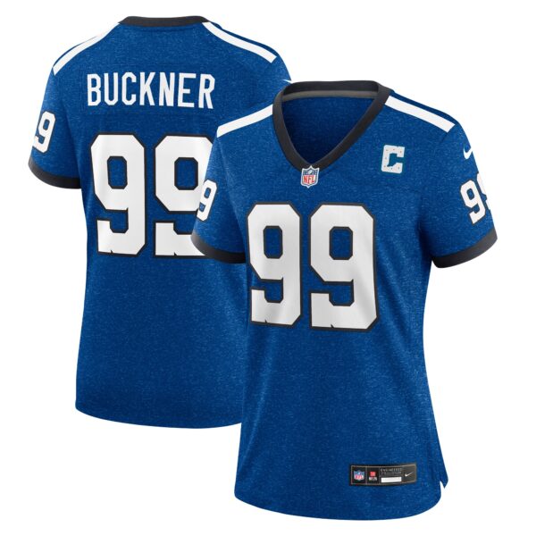DeForest Buckner Indianapolis Colts Nike Women’s Indiana Nights Alternate Game Jersey – Royal