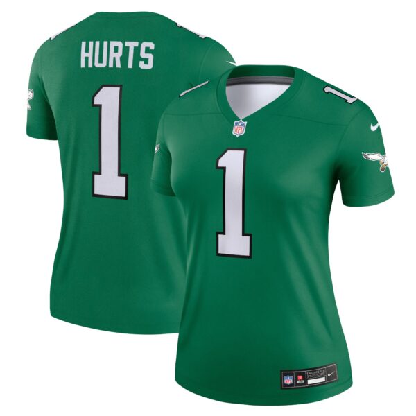 Jalen Hurts Philadelphia Eagles Nike Women’s Alternate Legend Player Jersey – Kelly Green