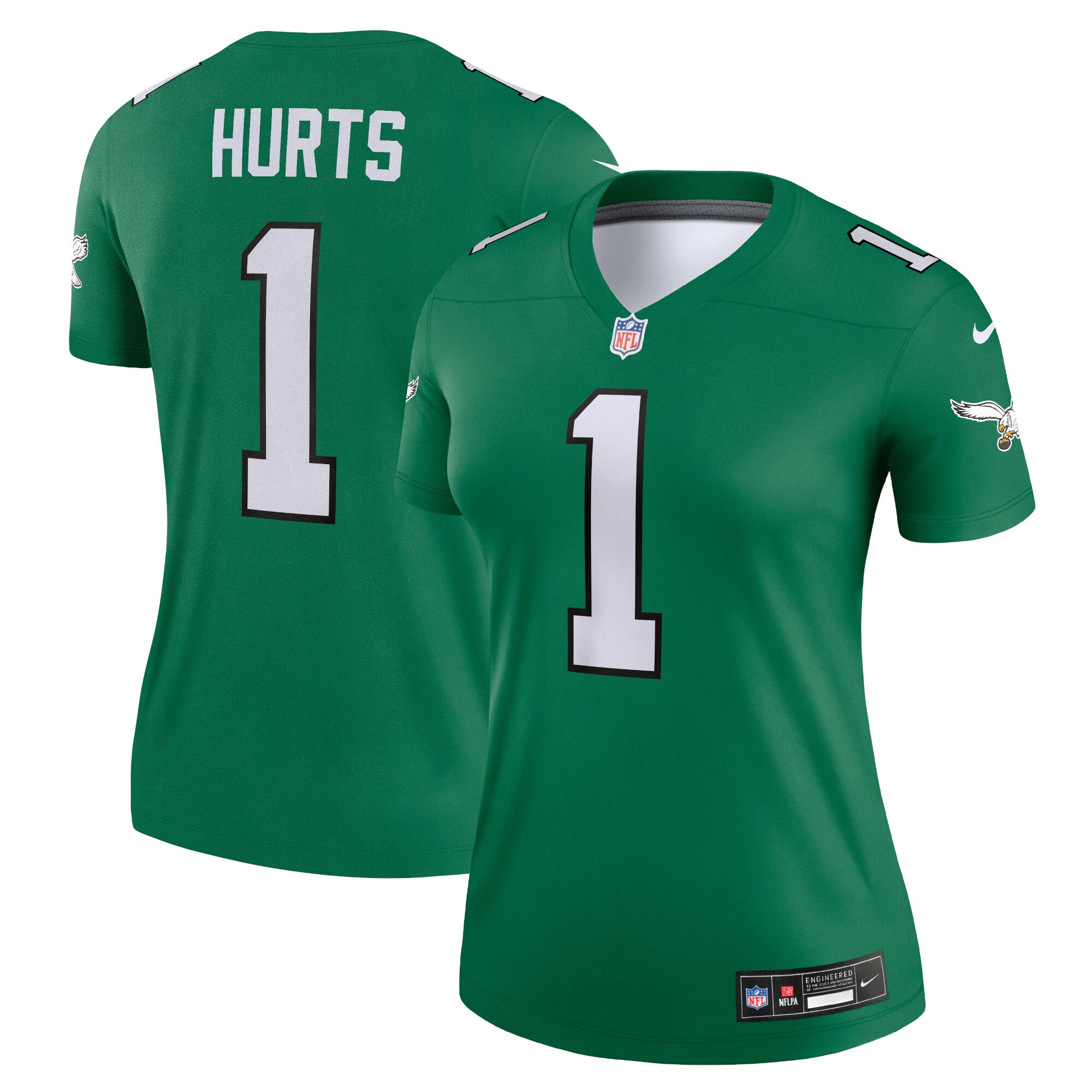 Jalen Hurts Philadelphia Eagles Nike Women’s Alternate Legend Player Jersey – Kelly Green