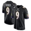 Justin Tucker Baltimore Ravens Nike Player Game Jersey – Black
