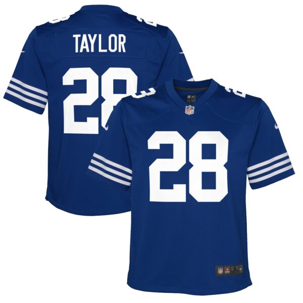 Jonathan Taylor Indianapolis Colts Nike Youth Game Jersey – Royal