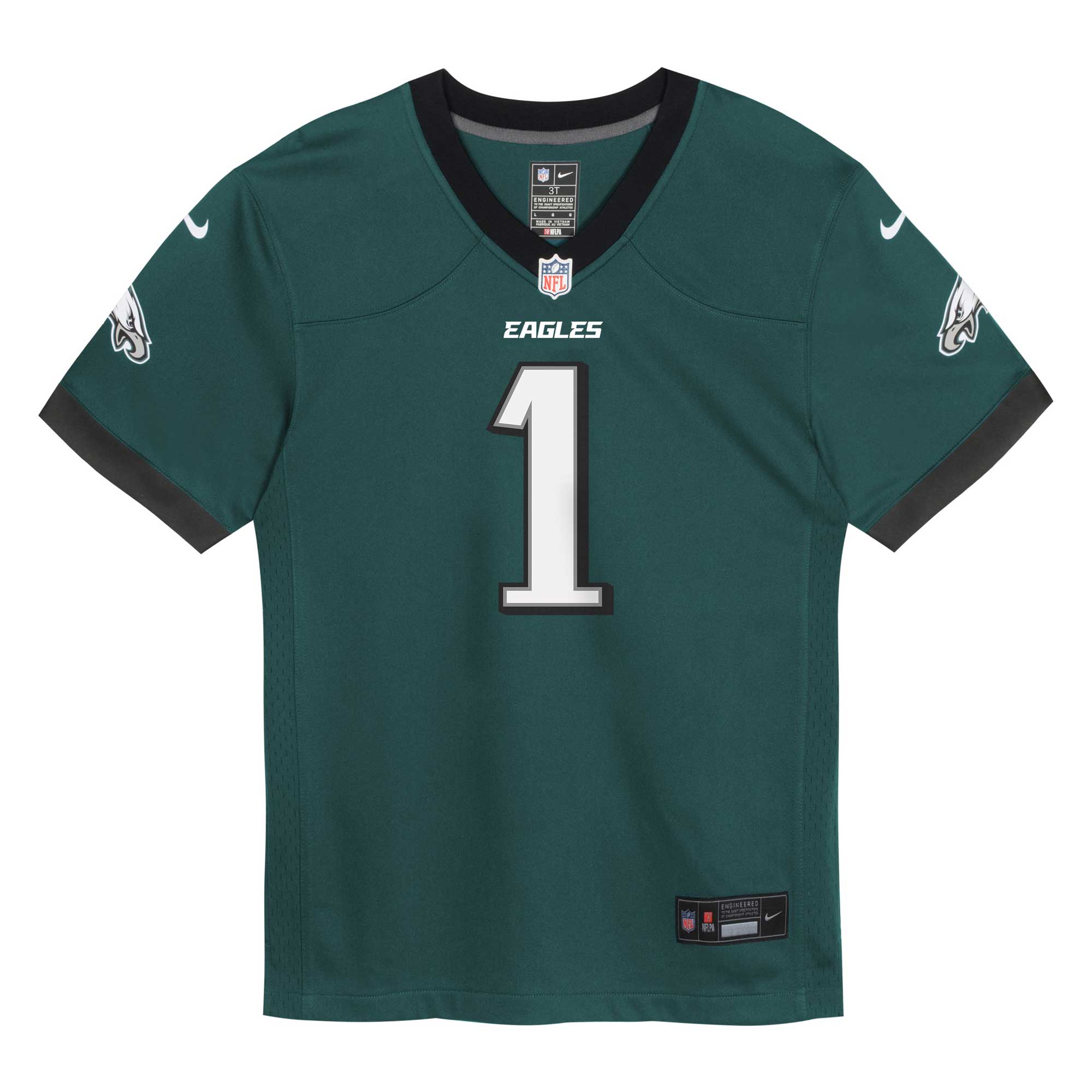Jalen Hurts Philadelphia Eagles Nike Toddler Game Jersey – Midnight Green - Image 2