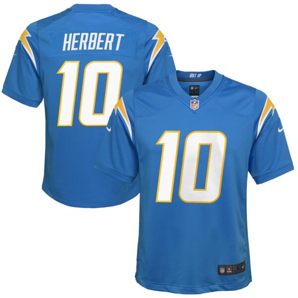 Justin Herbert Los Angeles Chargers Nike Youth Game Jersey – Powder Blue