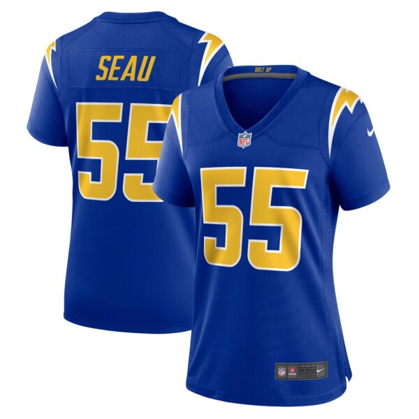 Junior Seau Los Angeles Chargers Nike Women’s Retired Game Jersey – Royal