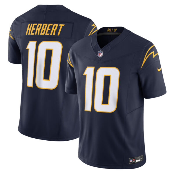 Justin Herbert Los Angeles Chargers Nike Vapor F.U.S.E. Limited Jersey – Navy
