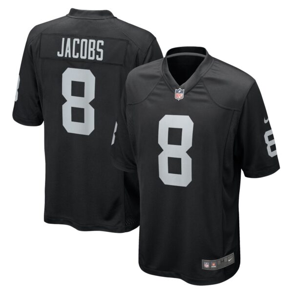 Josh Jacobs Las Vegas Raiders Nike Game Player Jersey – Black