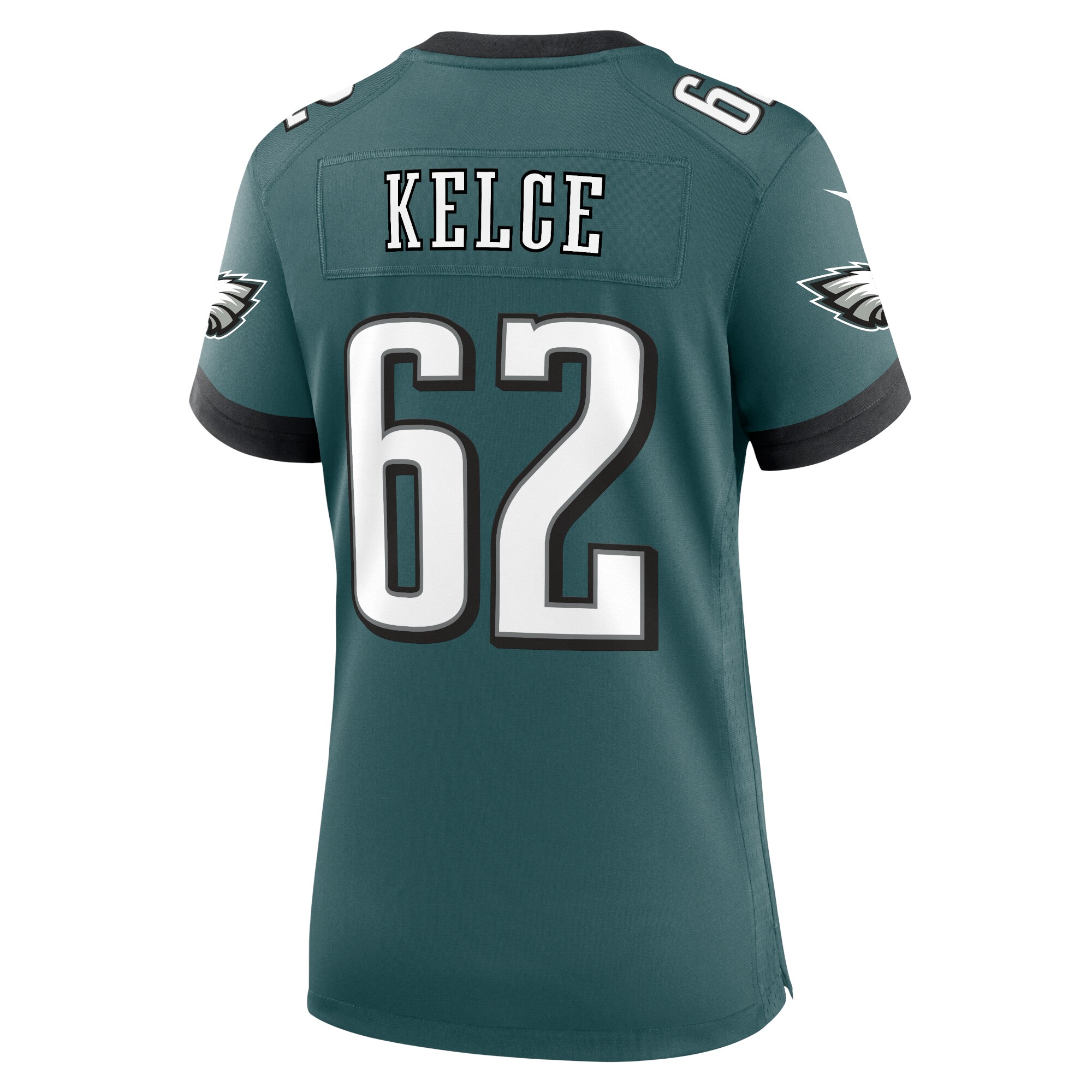 Jason Kelce Philadelphia Eagles Nike Women’s Team Game Jersey – Midnight Green - Image 2