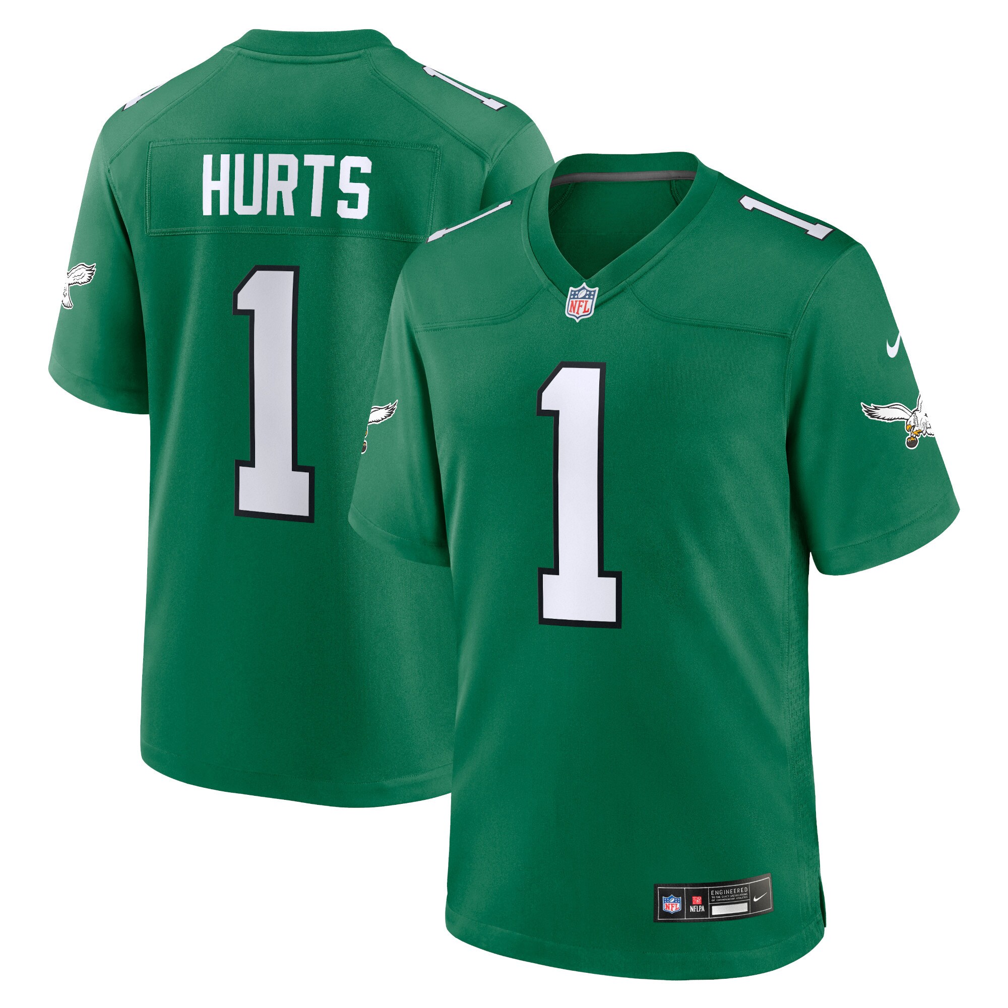 Jalen Hurts Philadelphia Eagles Nike Youth Game Jersey – Kelly Green