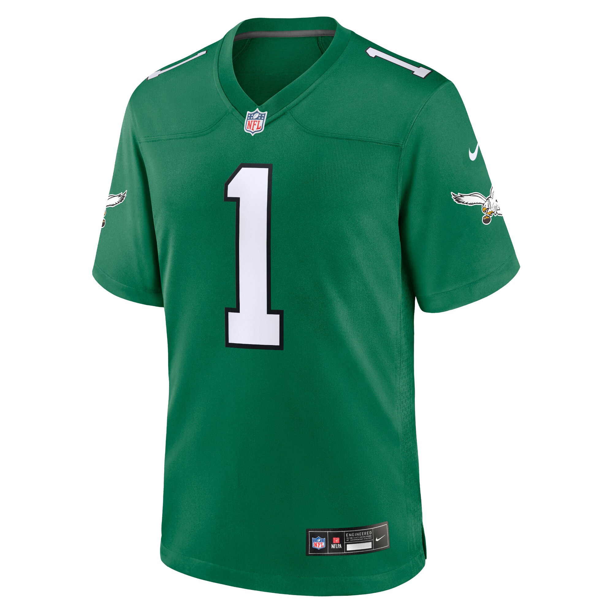 Jalen Hurts Philadelphia Eagles Nike Youth Game Jersey – Kelly Green - Image 2