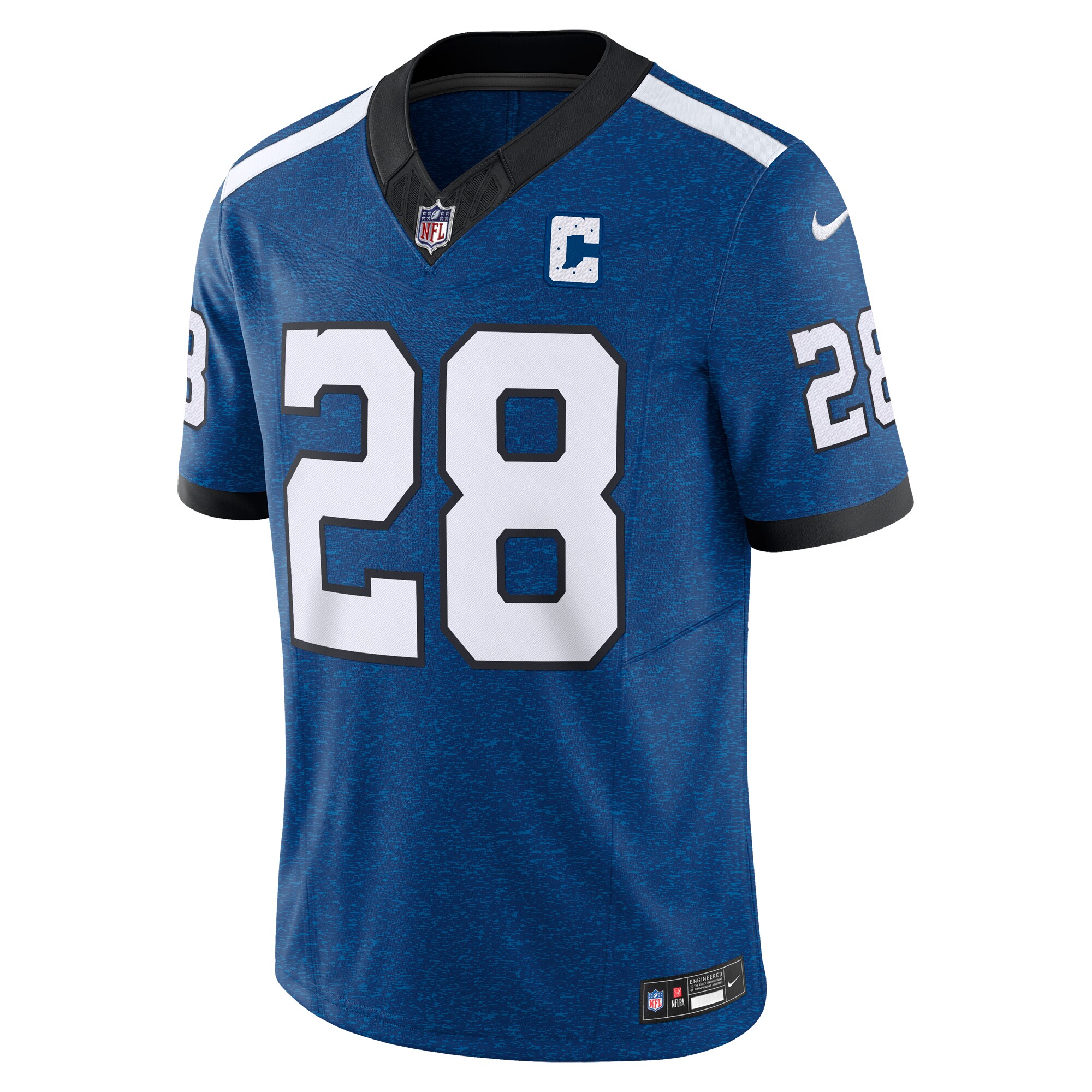 Jonathan Taylor Indianapolis Colts Nike Vapor F.U.S.E. Limited Jersey – Blue - Image 2