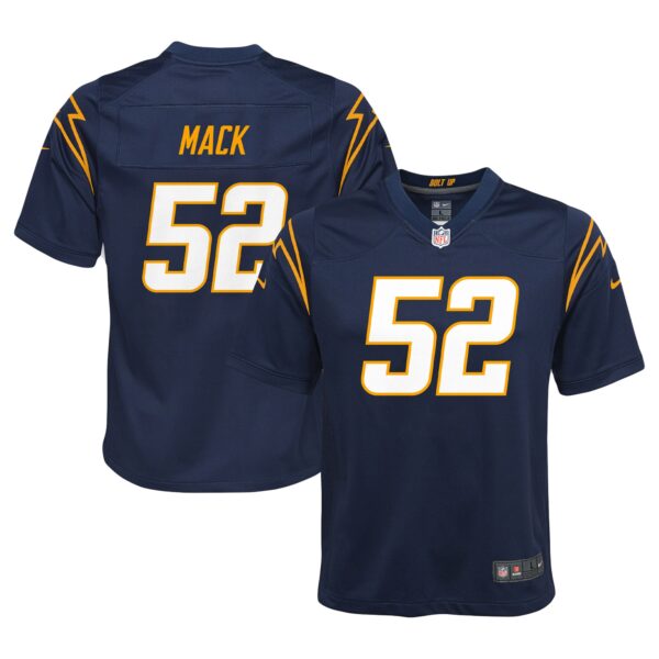 Khalil Mack Los Angeles Chargers Nike Youth Game Jersey – Navy