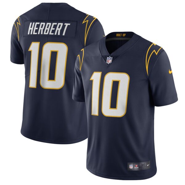 Justin Herbert Los Angeles Chargers Nike Vapor Limited Jersey – Navy