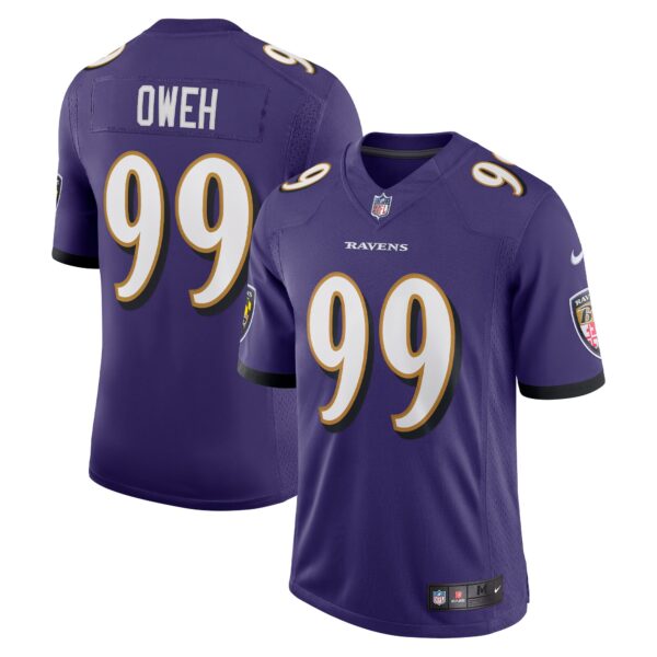 Odafe Oweh Baltimore Ravens Nike Vapor Limited Jersey – Purple