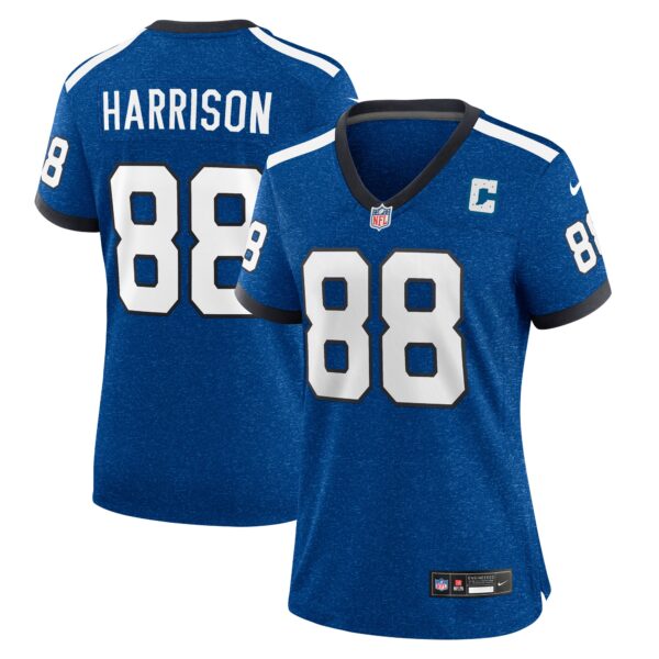 Marvin Harrison Indianapolis Colts Nike Women’s Indiana Nights Alternate Game Jersey – Royal