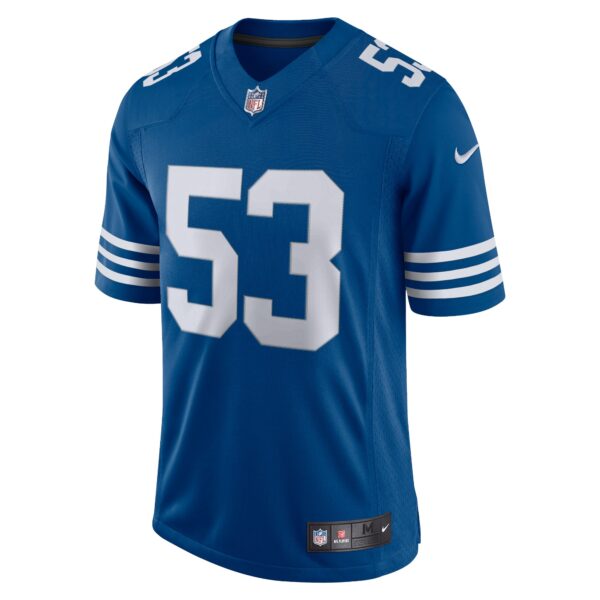 Men’s Nike Darius Leonard Royal Indianapolis Colts Alternate Vapor Limited Jersey