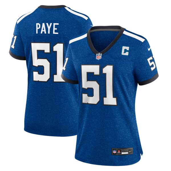 Kwity Paye Indianapolis Colts Nike Women’s Indiana Nights Alternate Game Jersey – Royal