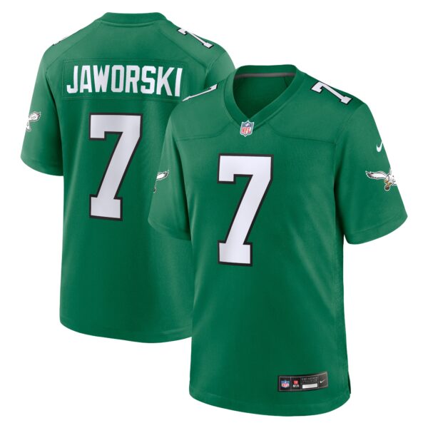 Ron Jaworski Philadelphia Eagles Nike Alternate Game Jersey – Kelly Green