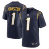 Quentin Johnston Los Angeles Chargers Nike Alternate Game Jersey – Navy