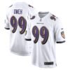 Odafe Oweh Baltimore Ravens Nike Game Jersey – White
