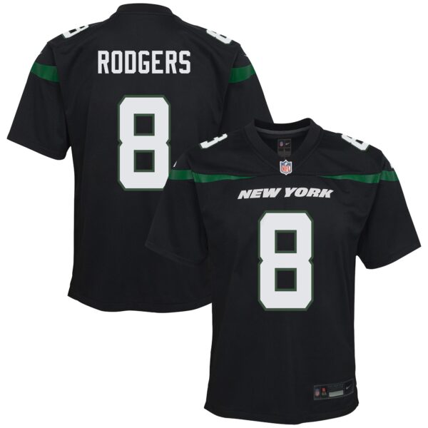 Aaron Rodgers New York Jets Nike Youth Game Jersey – Black