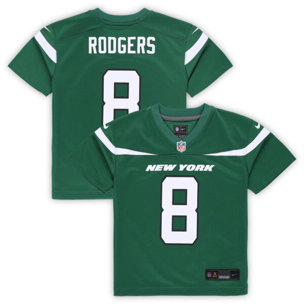 Aaron Rodgers New York Jets Nike Preschool Game Jersey – Gotham Green