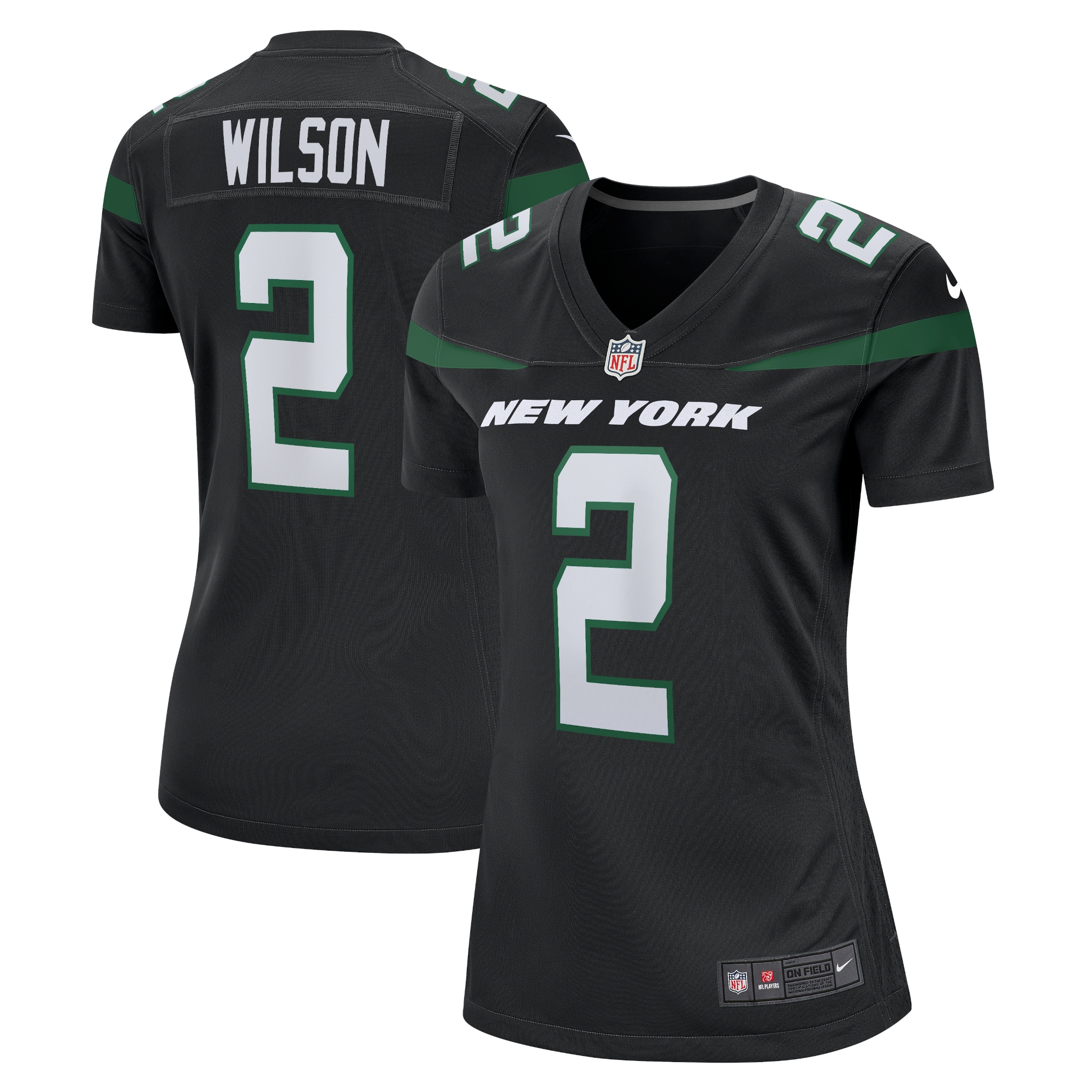 Zach Wilson New York Jets Nike Women’s Player Jersey – Black