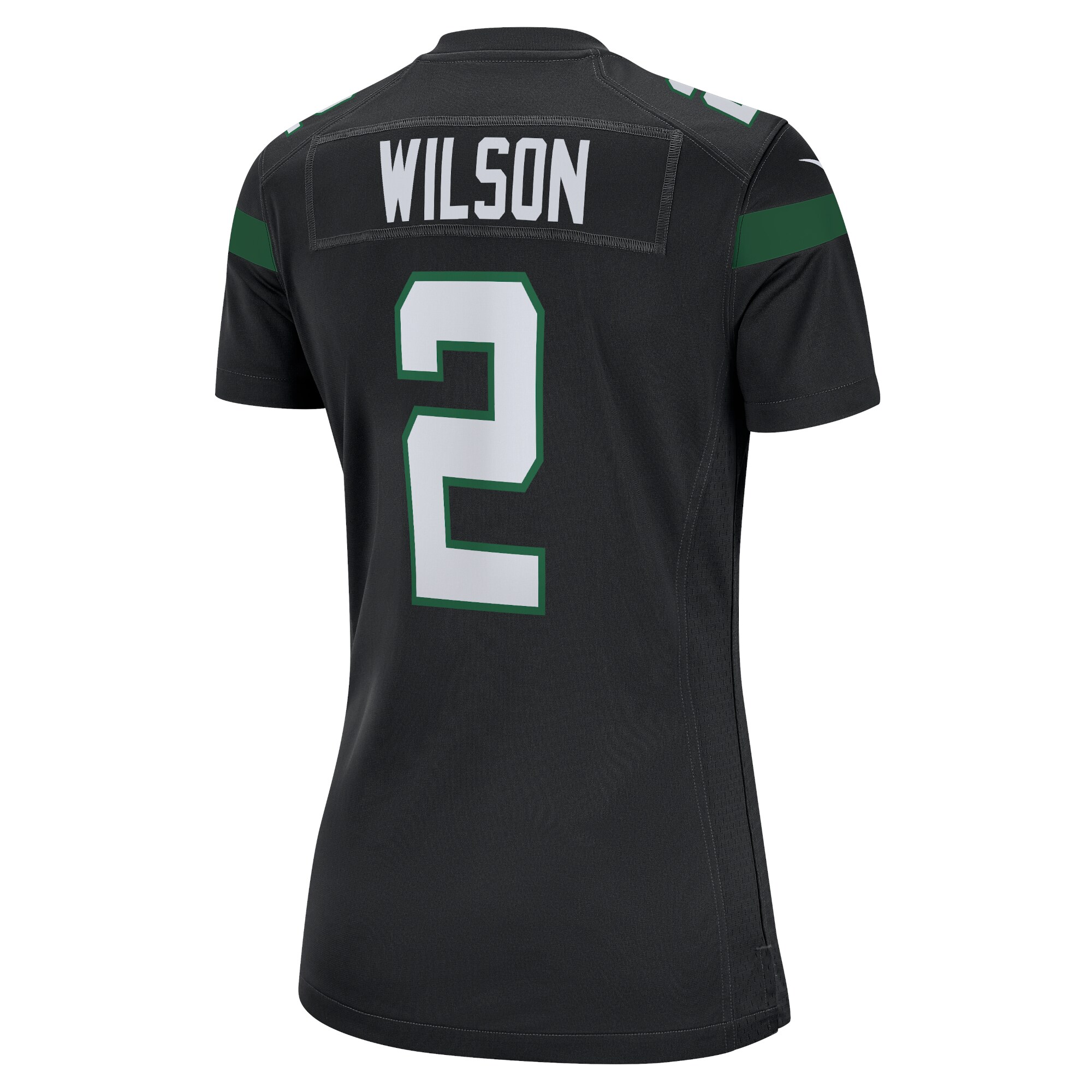 Zach Wilson New York Jets Nike Women’s Player Jersey – Black - Image 3