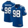 Tony Siragusa Indianapolis Colts Nike Indiana Nights Alternate Game Jersey – Royal