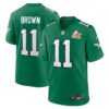 A.J. Brown Philadelphia Eagles Nike Super Bowl LIX 2nd Alternate Game Jersey – Kelly Green